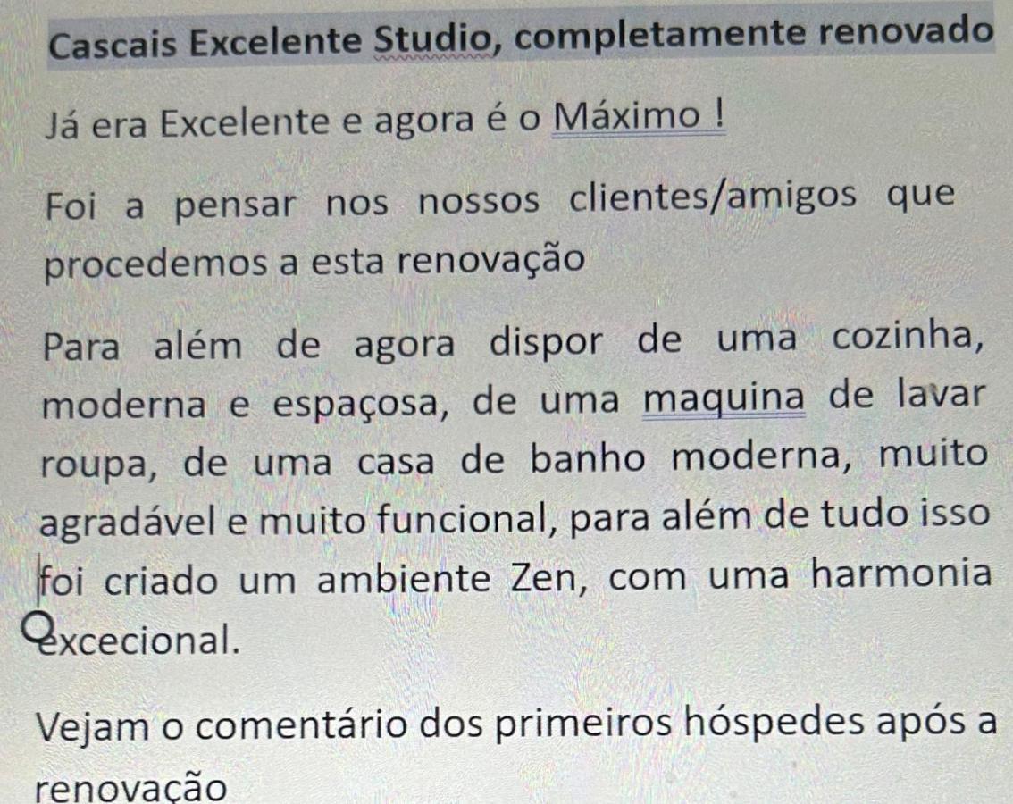 Cascais Excellent Studio Luaran gambar